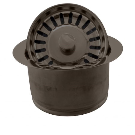 Westbrass InSinkErator Style Extra-Deep Disposal Flange and Strainer in Oil Rubbed Bronze D2082S-12